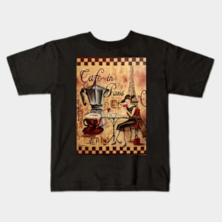 Cafe Paris Kids T-Shirt